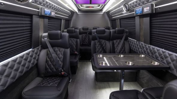 costa mesa 15 passenger sprinter van interior