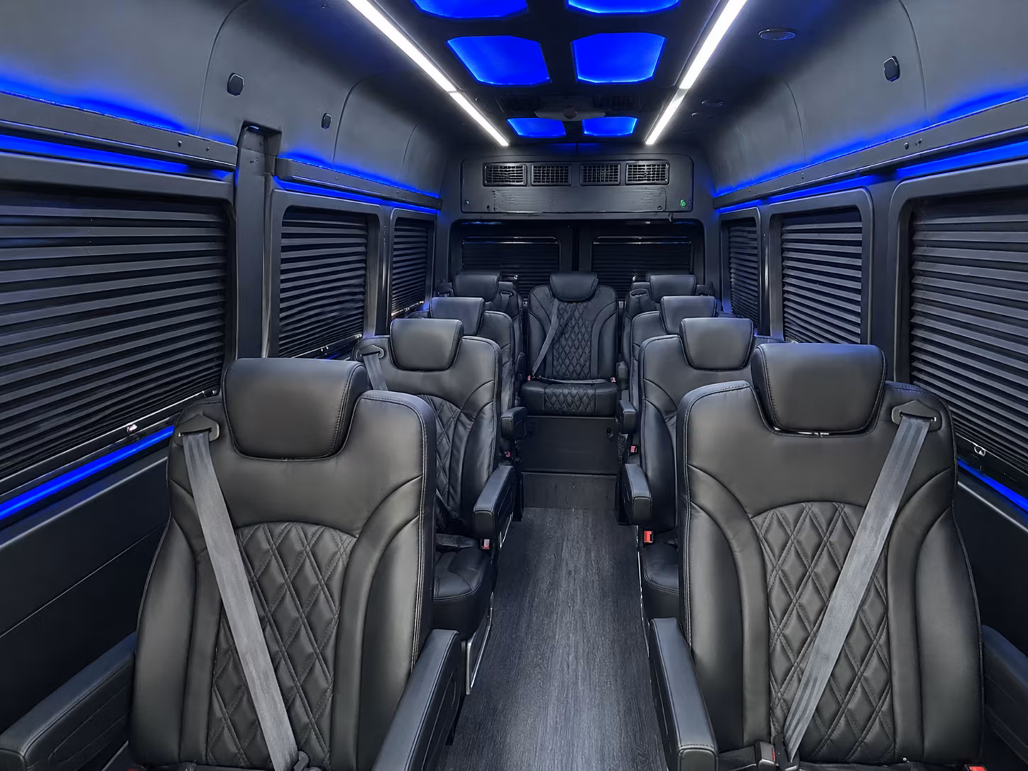 10 passenger sprinter van inside