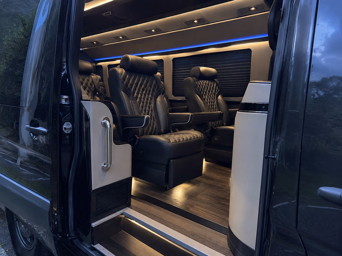 12 passenger sprinter van interior