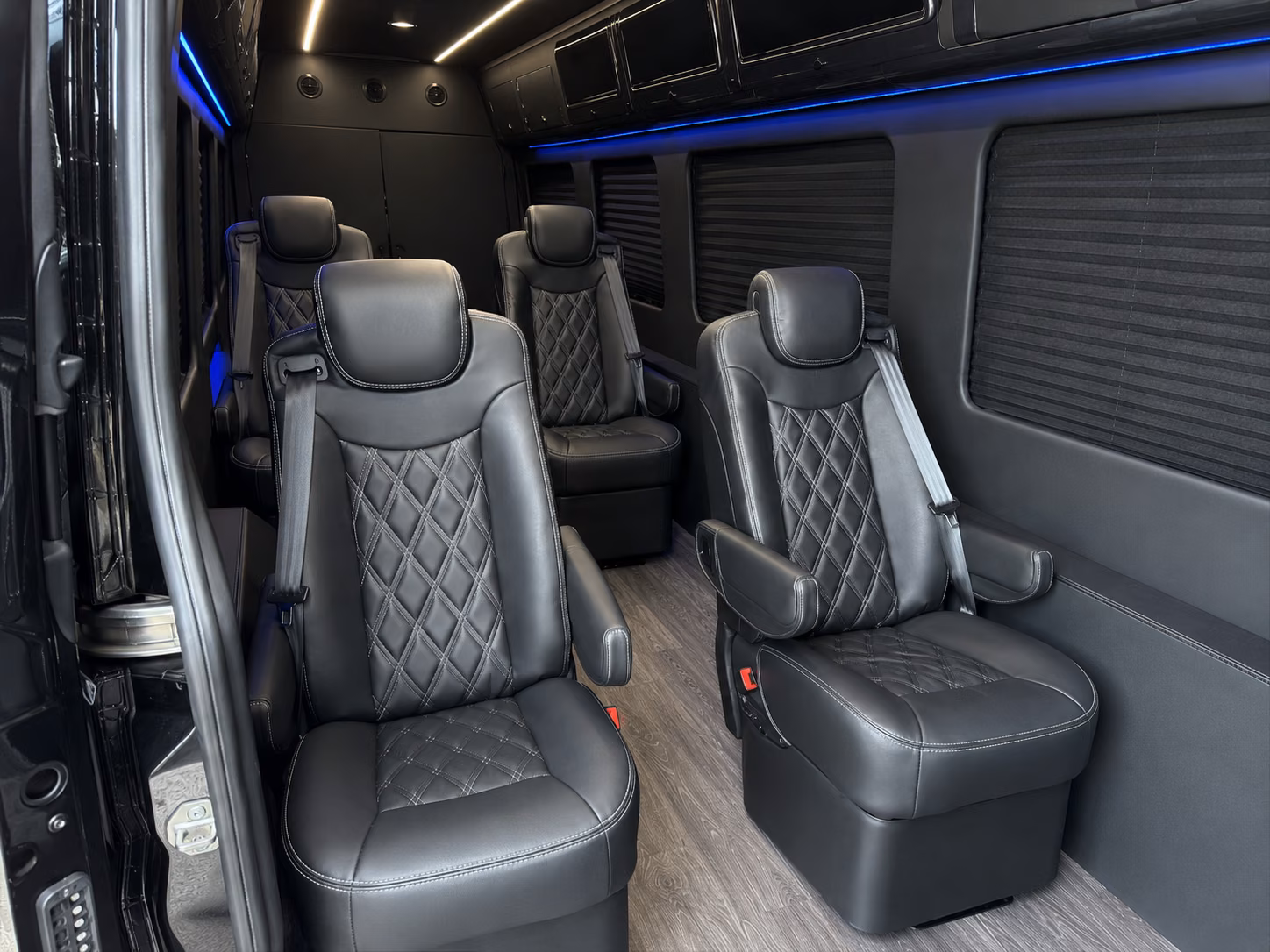 20 passenger sprinter van inside