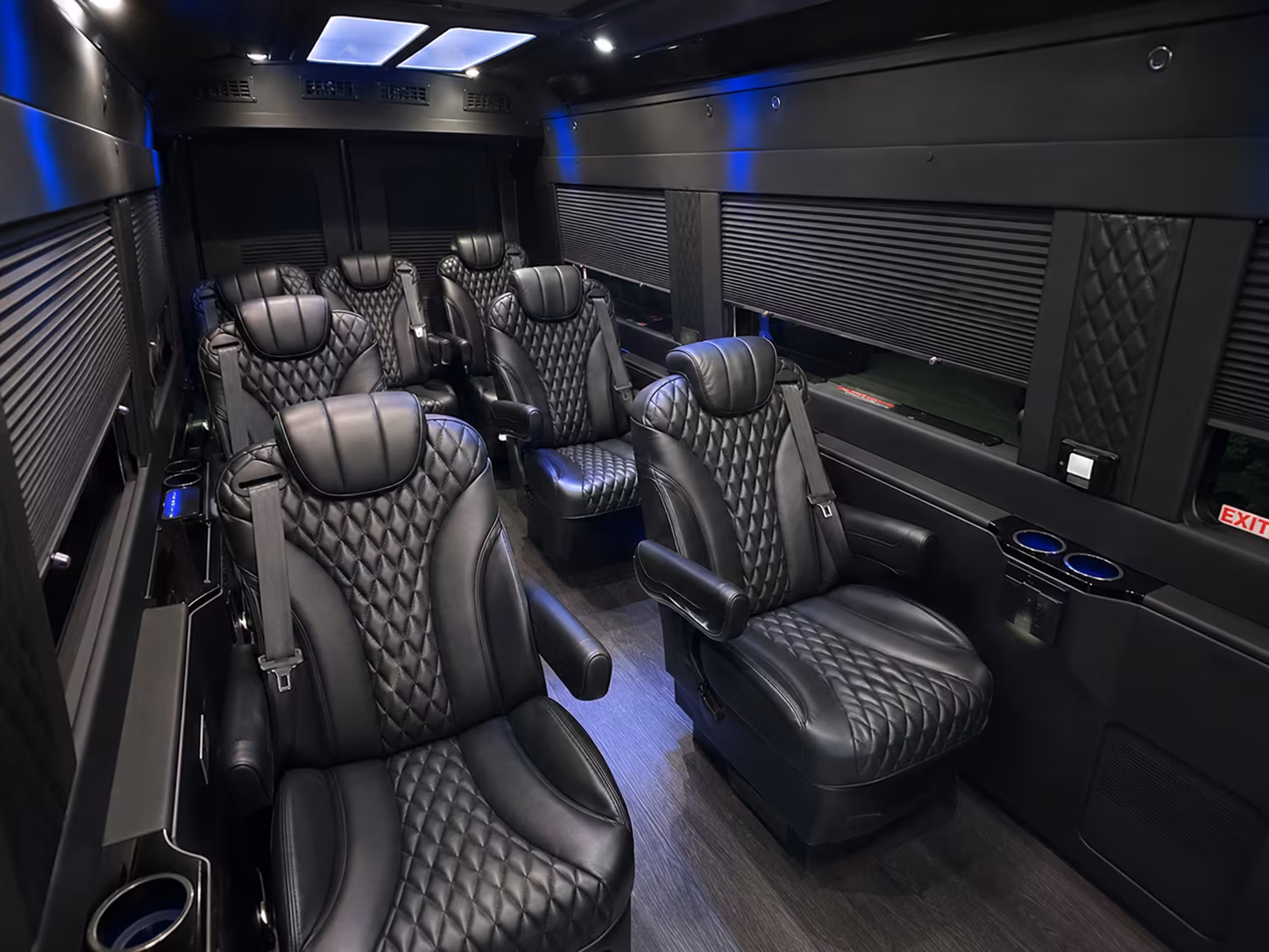 costa mesa 12 passenger sprinter van inside
