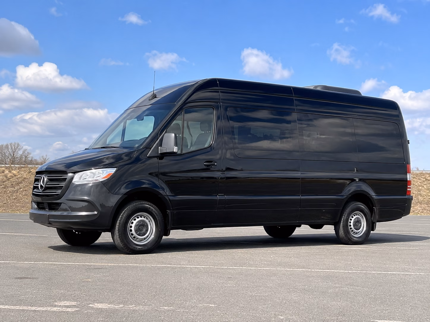 costa mesa sprinter van booking step 1